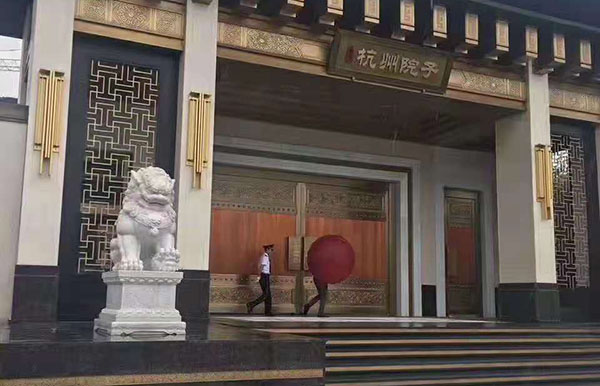 房地產銅門，小區銅門，售樓部銅門